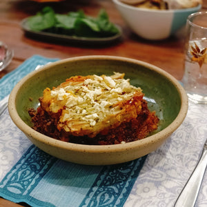 Greek style shepherd’s pie