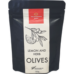 Telegraph Hill NZ Olives Lemon and Herb Olives 150g Red Top Pouch