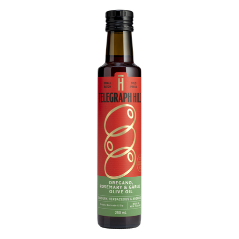 OREGANO, ROSEMARY & GARLIC OLIVE OIL 250ML
