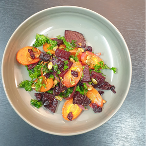 Carrot, Beet and Kale Salad with Telegraph Hill Beetroot and Apple Cider Vinaigrette