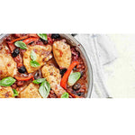 Chicken, Red Pepper and Olive Cacciatore