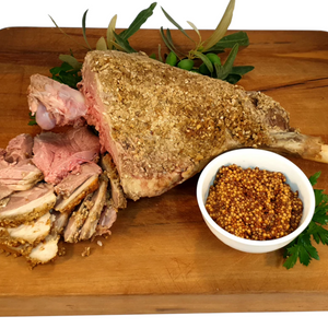 Hemp Seed Dukkah Crusted Lamb Leg